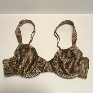 Victoria’s Secret Snakeskin Pattern Underwire Bra 34B